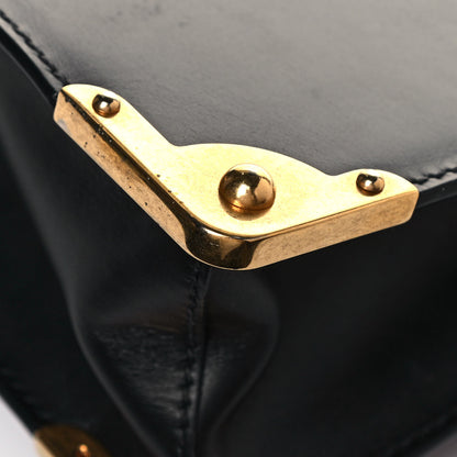 Prada Antic Soft Saffiano Lions Head Cahier Shoulder Bag Black 11 of 22