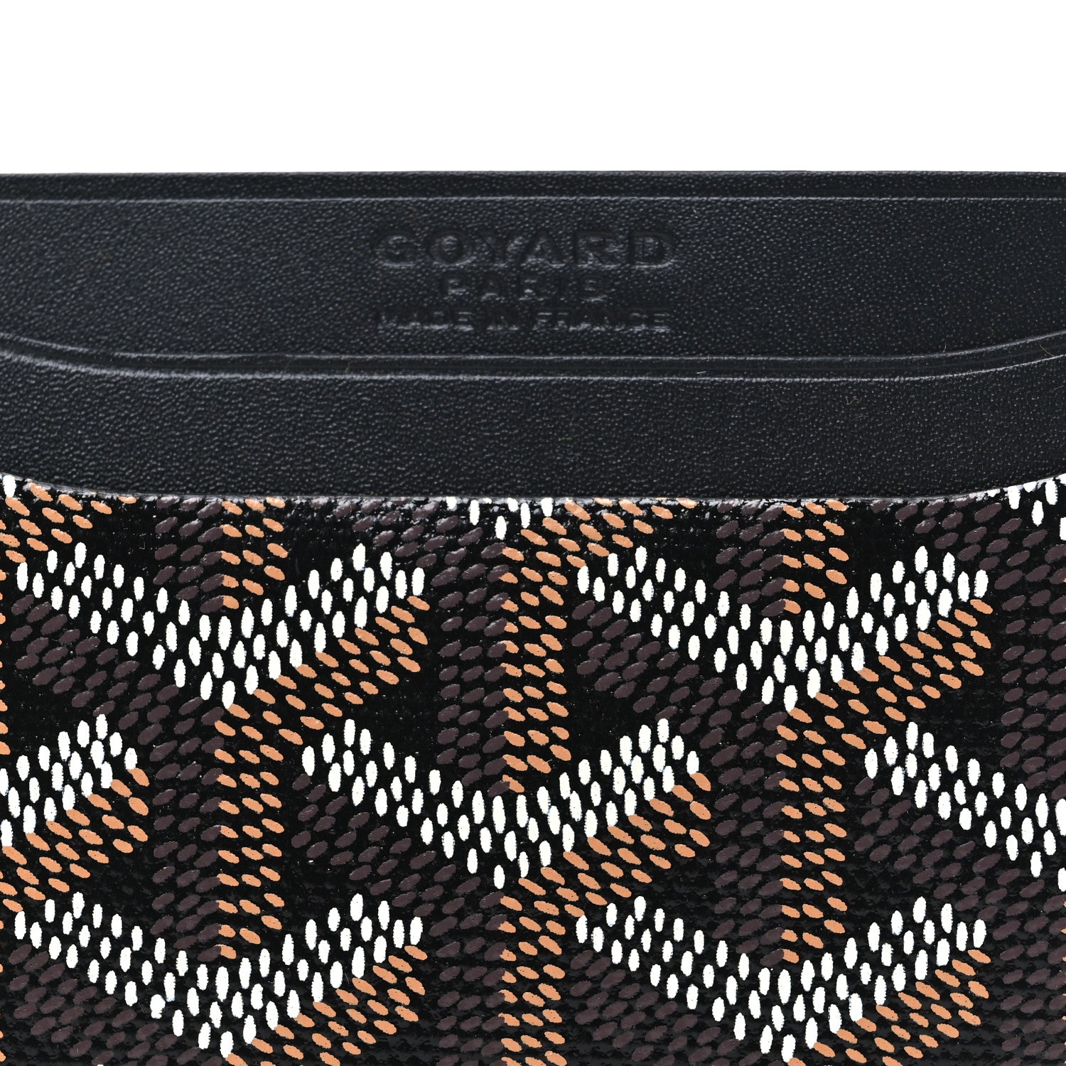 Goyard Goyardine Saint Sulpice Card Holder Black 7 of 8