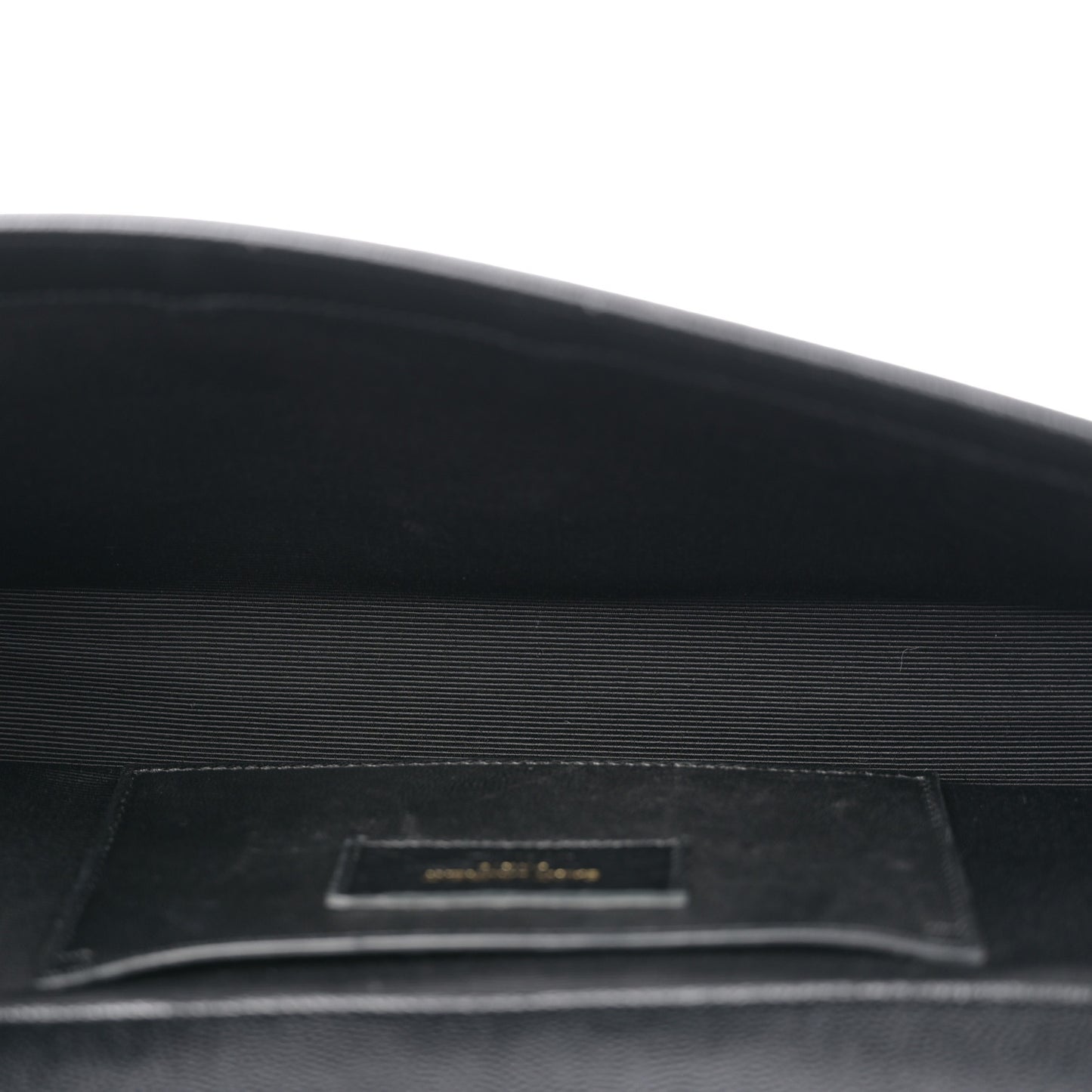 Grain De Poudre Monogram Cassandre Clutch Black