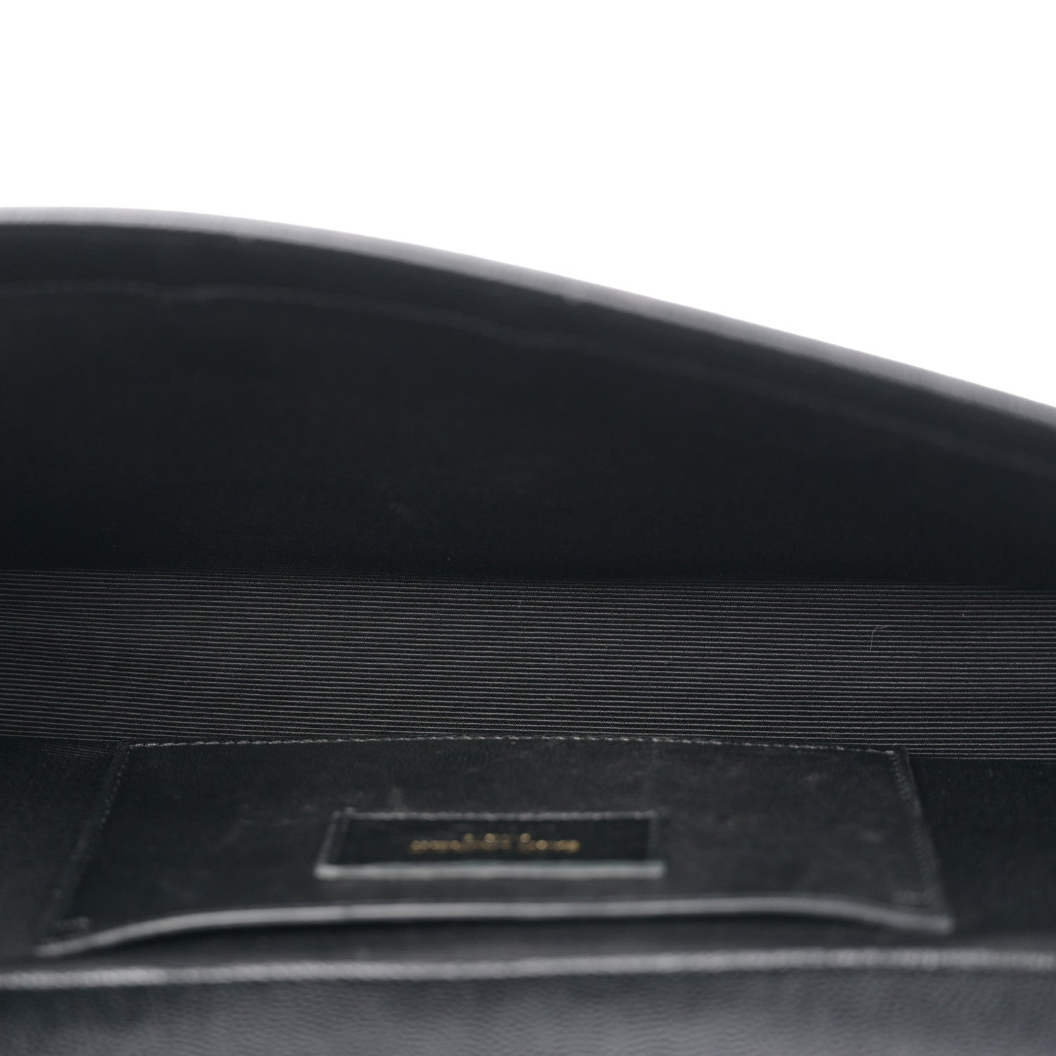 Saint Laurent Grain De Poudre Monogram Cassandre Clutch Black 5 of 7