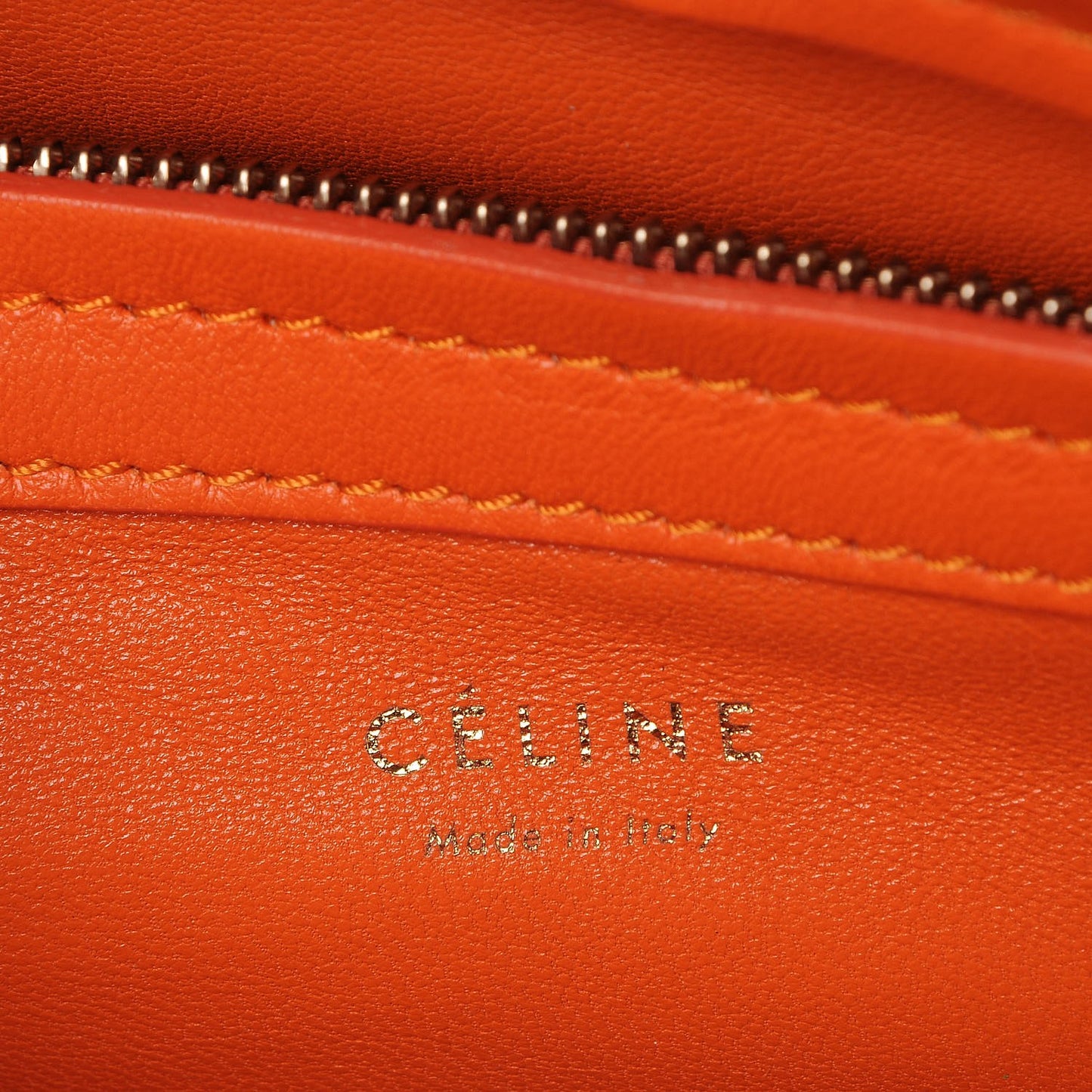 Pony Hair Medium Phantom Luggage Orange