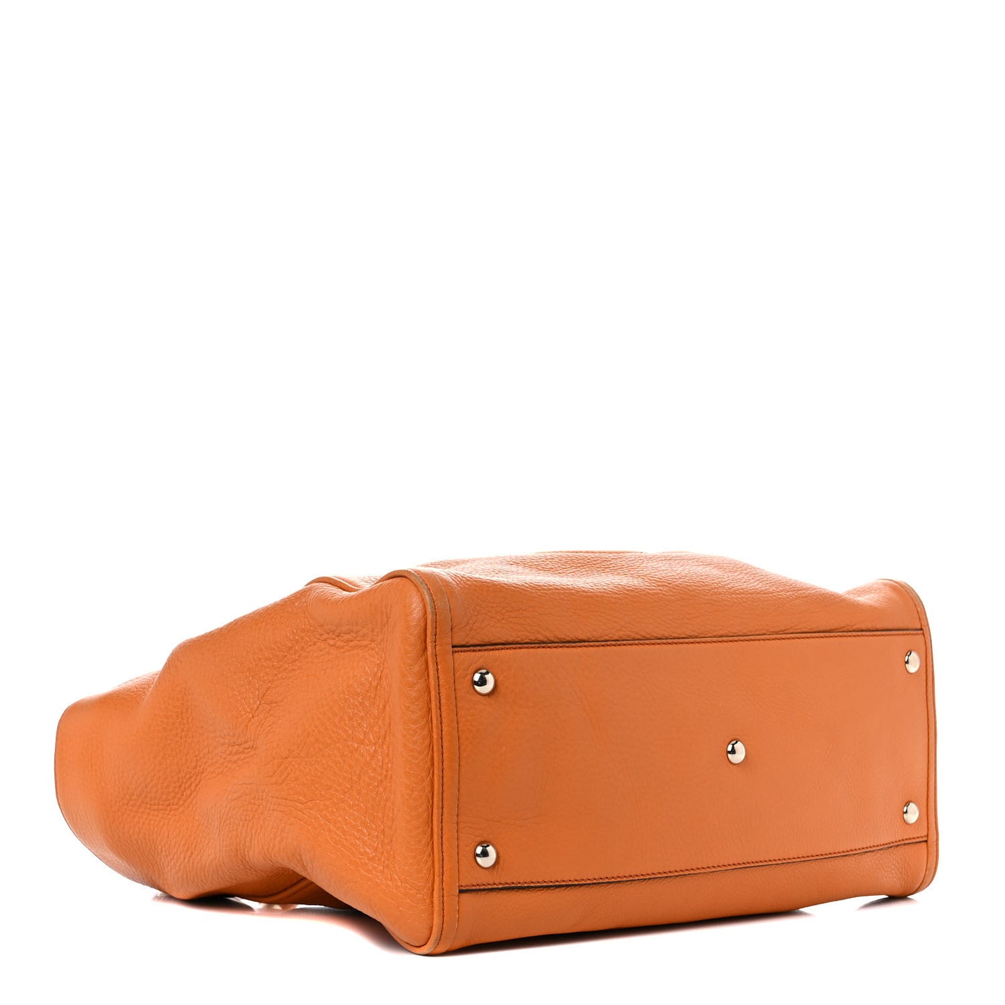 Pebbled Calfskin Medium Soho Shoulder Bag Curcuma