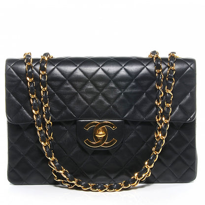 Chanel Lambskin XL Jumbo Flap Black 1 of 8