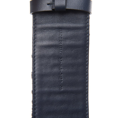 Christian Dior Oblique Diorquake Belt 85 Blue Multi 7 of 8