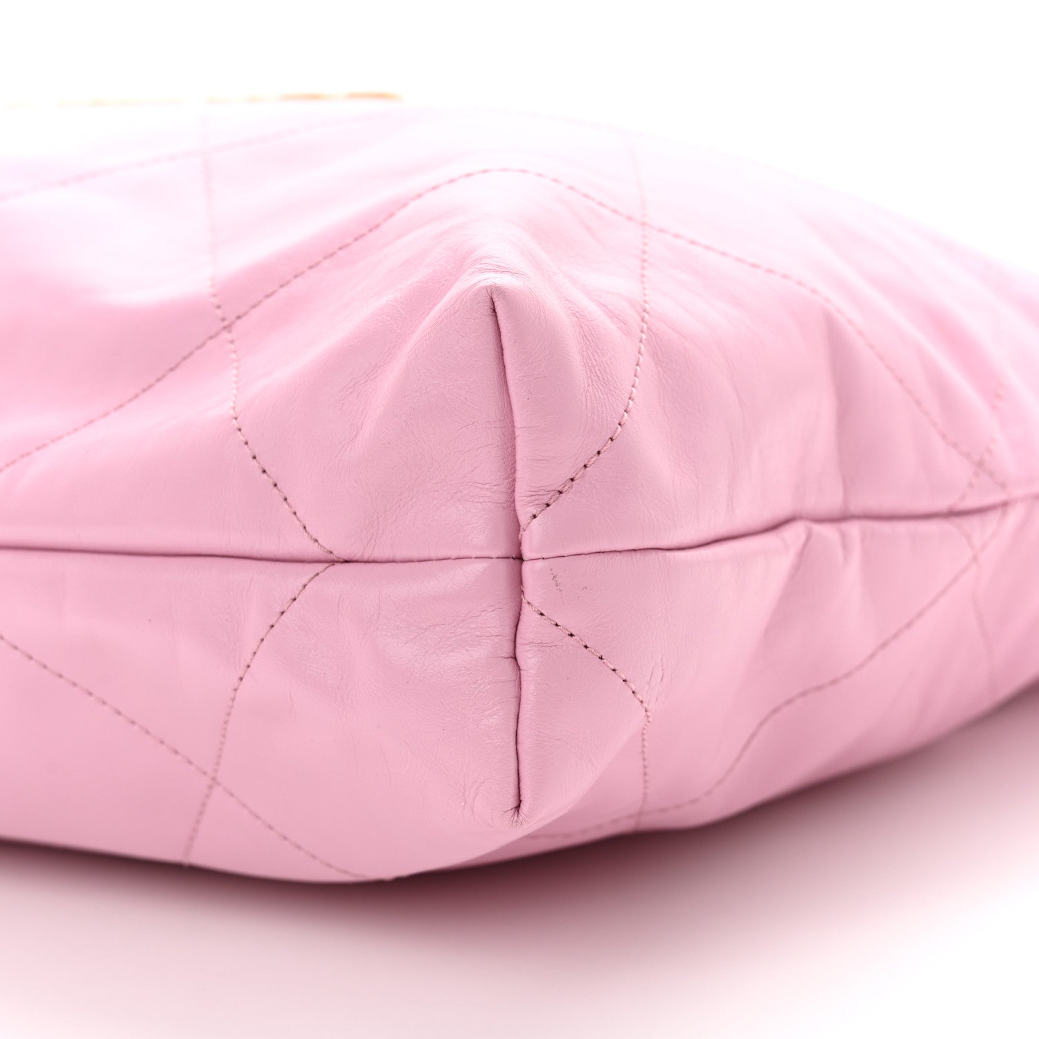 Chanel Shiny Calfskin Quilted Chanel 22 Dark Pink 11 of 11