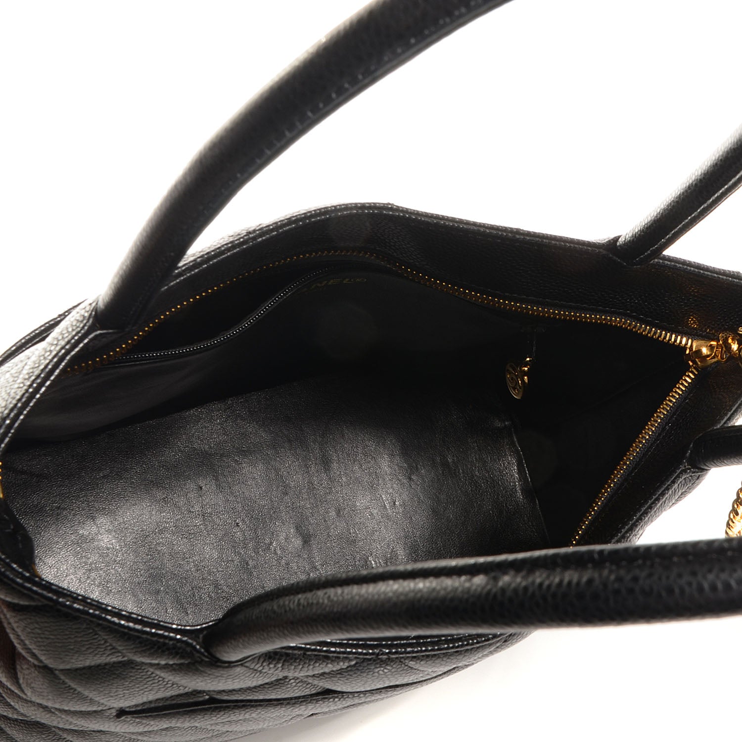 Chanel Caviar Medallion Tote Black 6 of 8