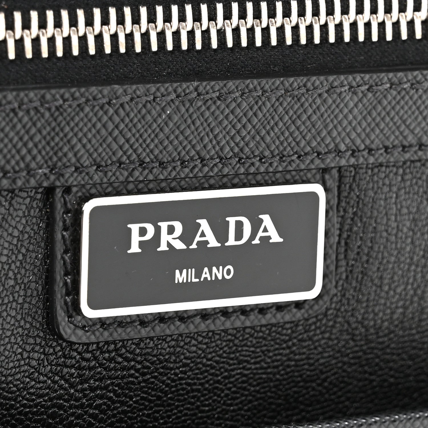 Prada Saffiano Document Holder Black 6 of 8