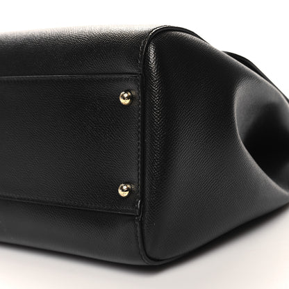 Dolce & Gabbana Dauphine Large Miss Sicily Satchel Black 10 of 12