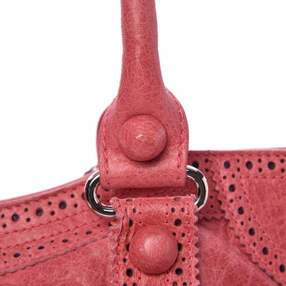 Balenciaga Agneau Giant Brogues Hardware Velo Framboise 10 of 16