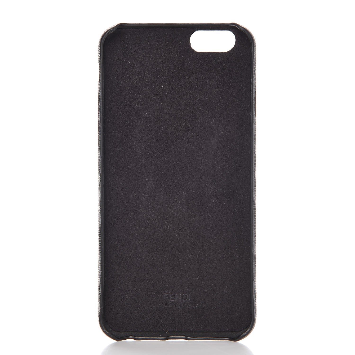Fendi Saffiano Mink Fur Karlito iPhone 6 Case Cover Black 6 of 7