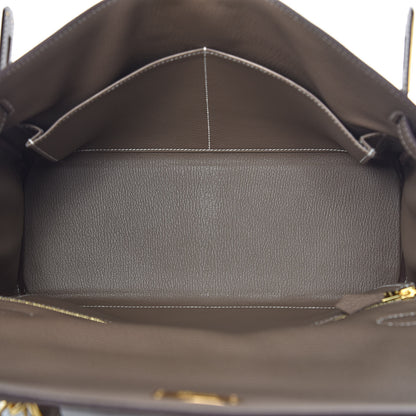 Hermes Togo Kelly Retourne 32 Etoupe 11 of 30
