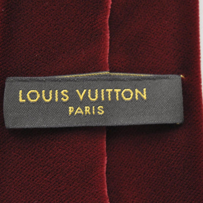 Louis Vuitton Mens Velvet Tie Bordeaux 5 of 6