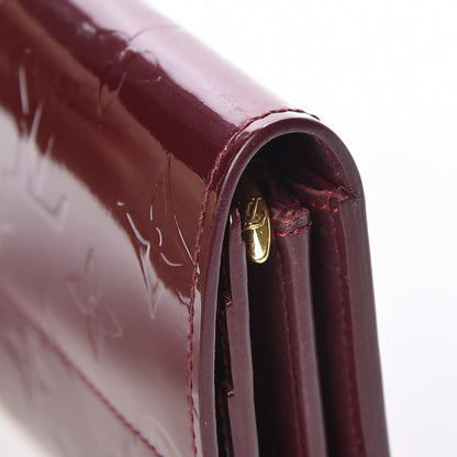 Louis Vuitton Vernis Sarah Wallet Rouge Fauviste 12 of 15