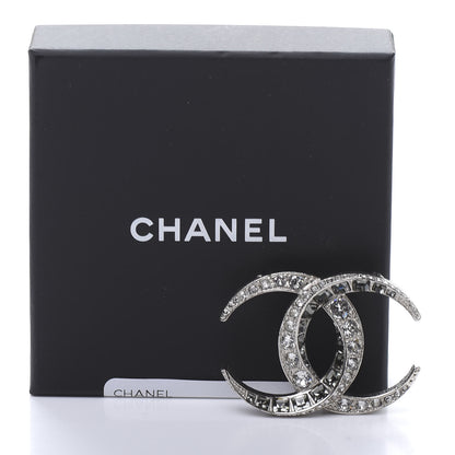 Chanel Baguette Crystal Dubai CC Brooch Silver 5 of 5