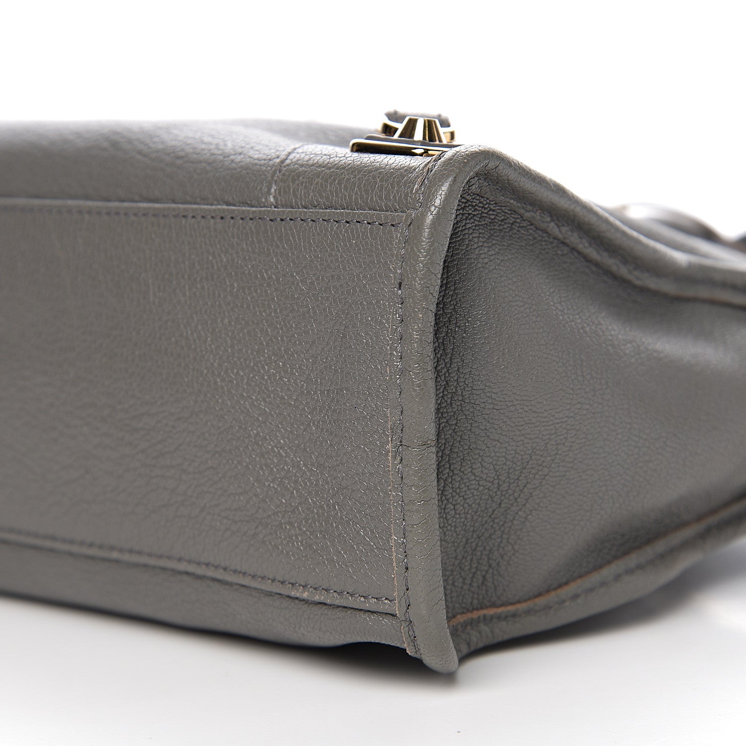 Balenciaga Chevre Gold Metallic Edge Hardware S City Gris Acier 8 of 9