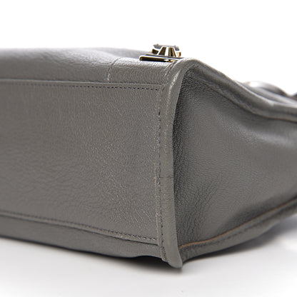 Balenciaga Chevre Gold Metallic Edge Hardware S City Gris Acier 8 of 9