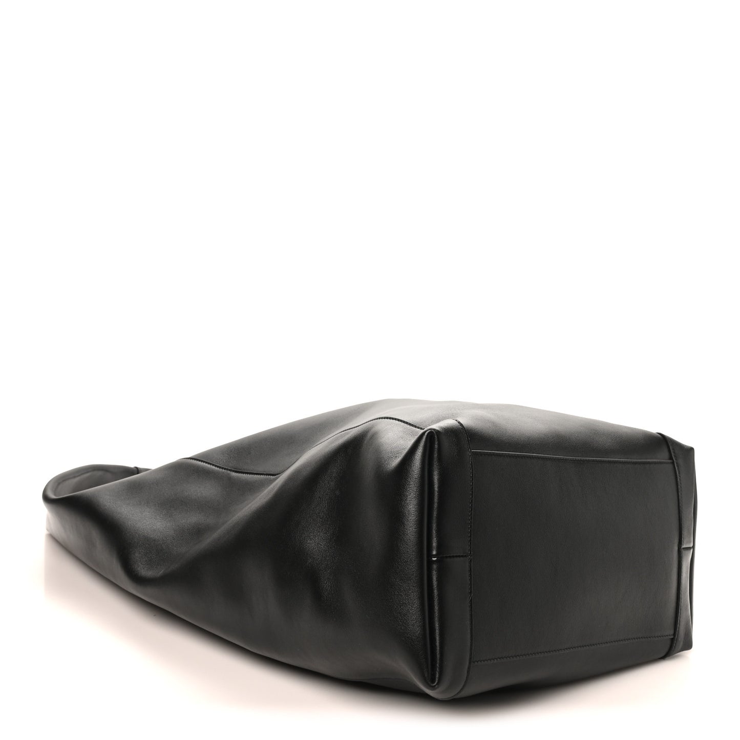 Supple Calfskin Large Tanger Hobo Black