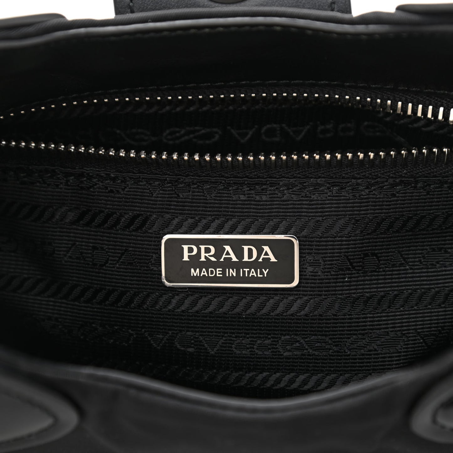 Re-Nylon Spazzolato Re-Edition 2002 Moon Bag Black