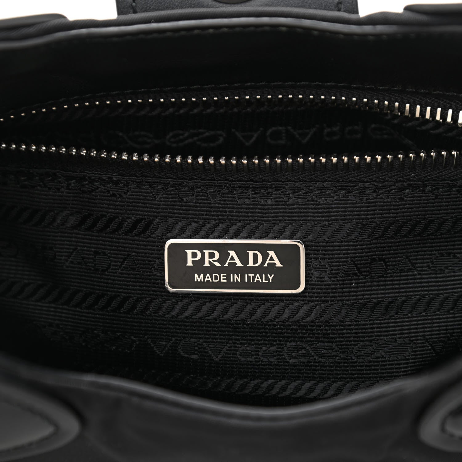 Prada Re-Nylon Spazzolato Re-Edition 2002 Moon Bag Black 5 of 7