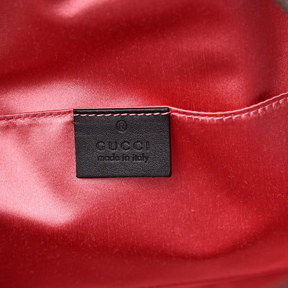 Gucci Velvet Matelasse GG Marmont Dome Backpack Black 6 of 10