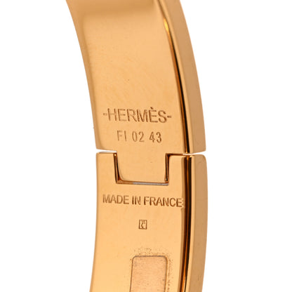 Hermes Enamel Narrow Clic Clac H Bracelet PM White 4 of 4