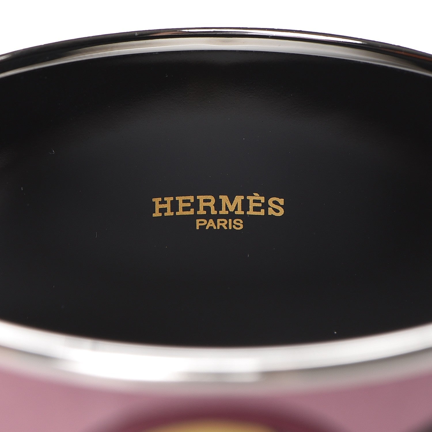 Hermes Enamel Printed Tohu Bohu Extra Wide Bracelet 65 3 of 5