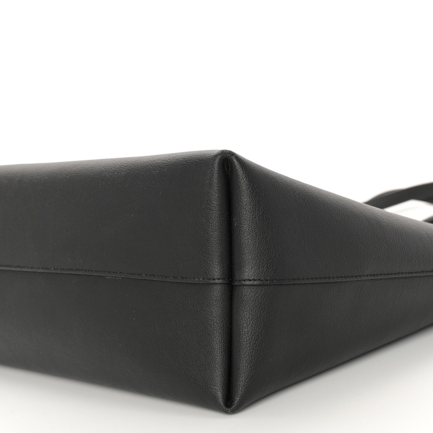 Saint Laurent Calfskin Large Shopping Tote Black 11 of 12