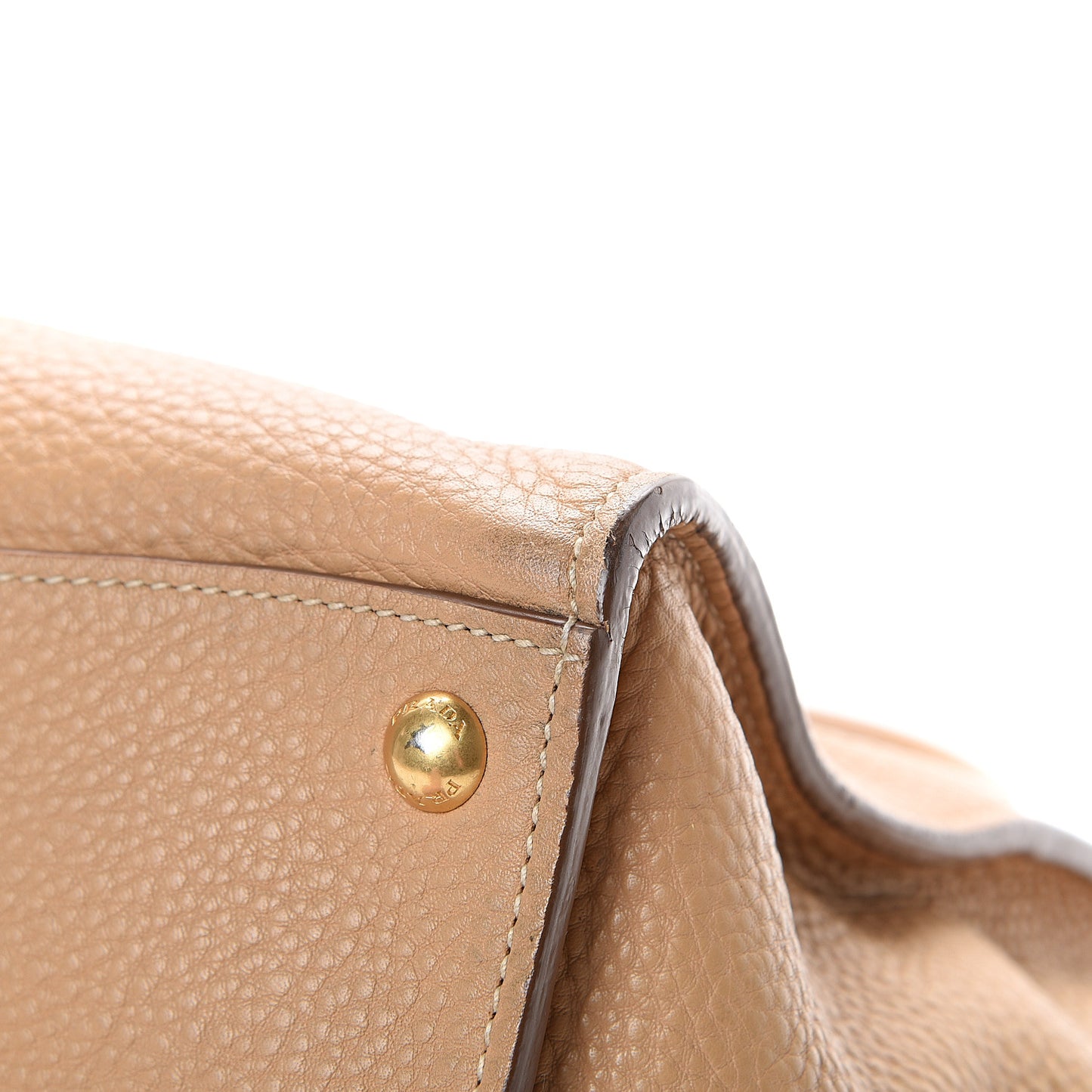 Vitello Phenix Shopping Tote Sabbia