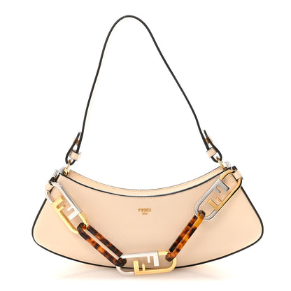 Fendi Vitello Queen Palmellato Fendi O'Lock Swing Camelia 1 of 10