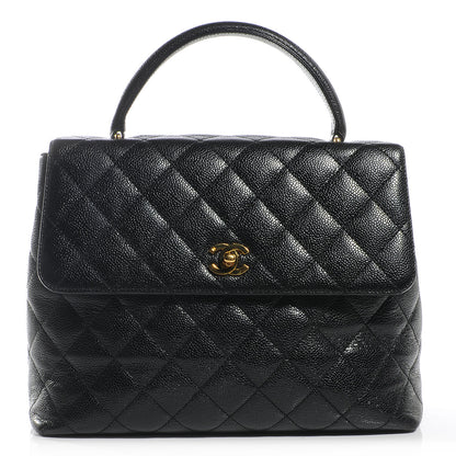 Chanel Caviar Kelly Jumbo Flap Bag Black 1 of 7