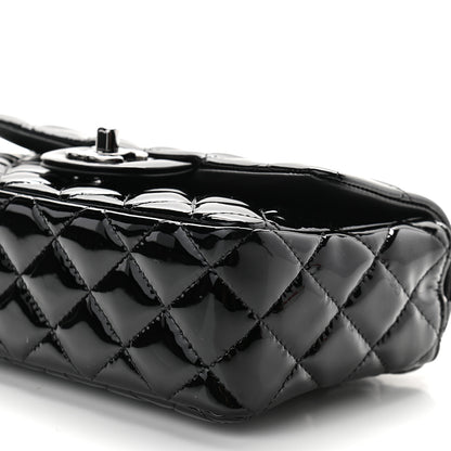 Chanel Patent Calfskin Quilted Mini Rectangular Flap Black 8 of 8