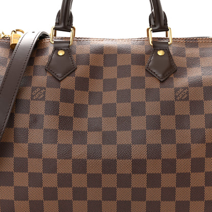 Louis Vuitton Damier Ebene Speedy Bandouliere 30 8 of 13