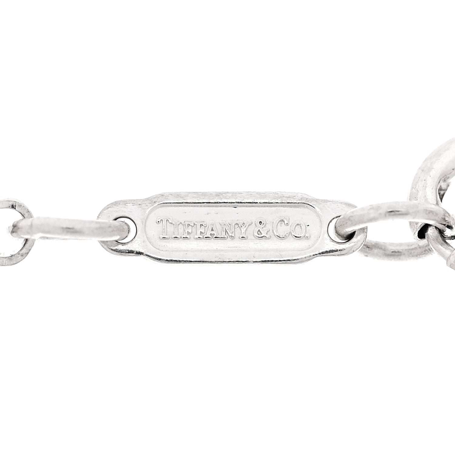 Tiffany Sterling Silver 1837 Bar Pendant Necklace 6 of 7