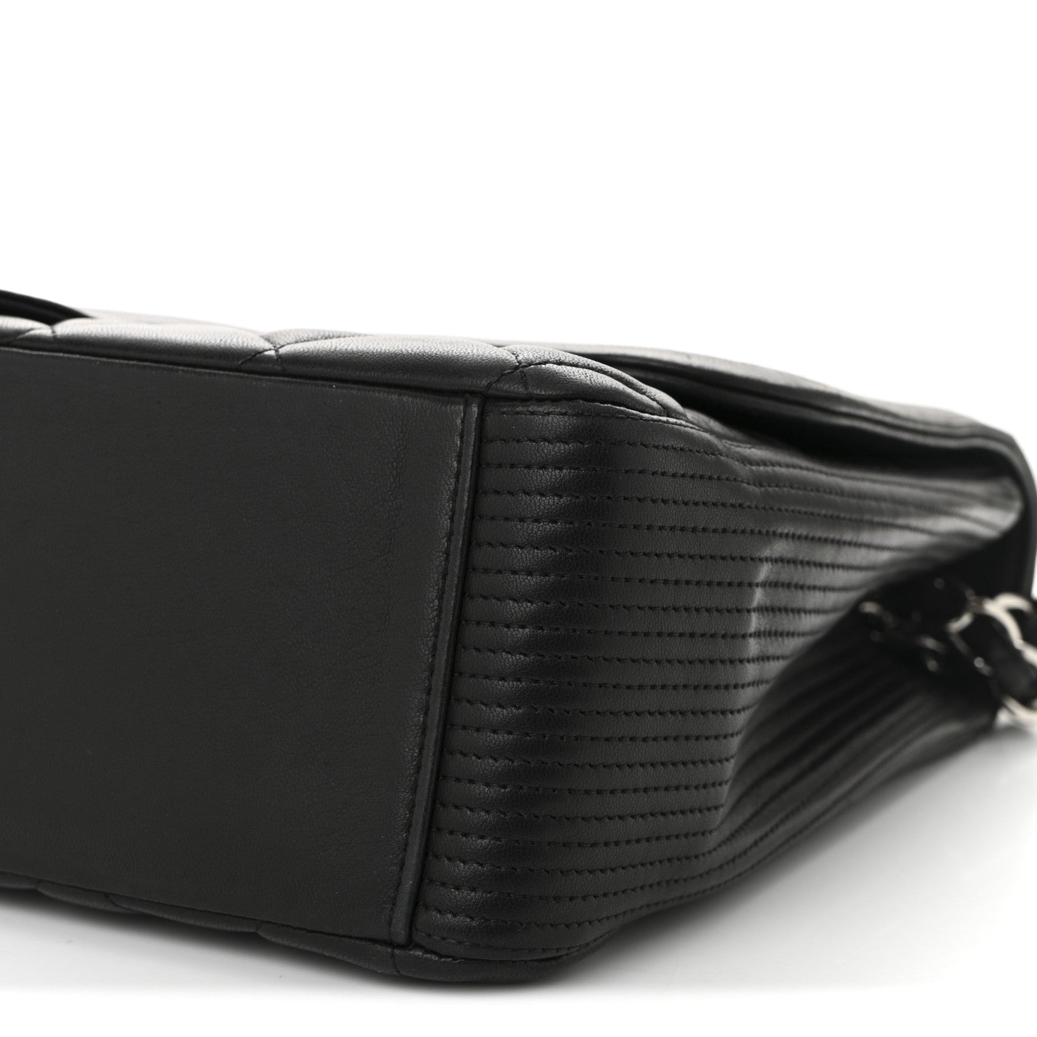 Chanel Lambskin Quilted Large Coco Rider Flap Black 10 of 10