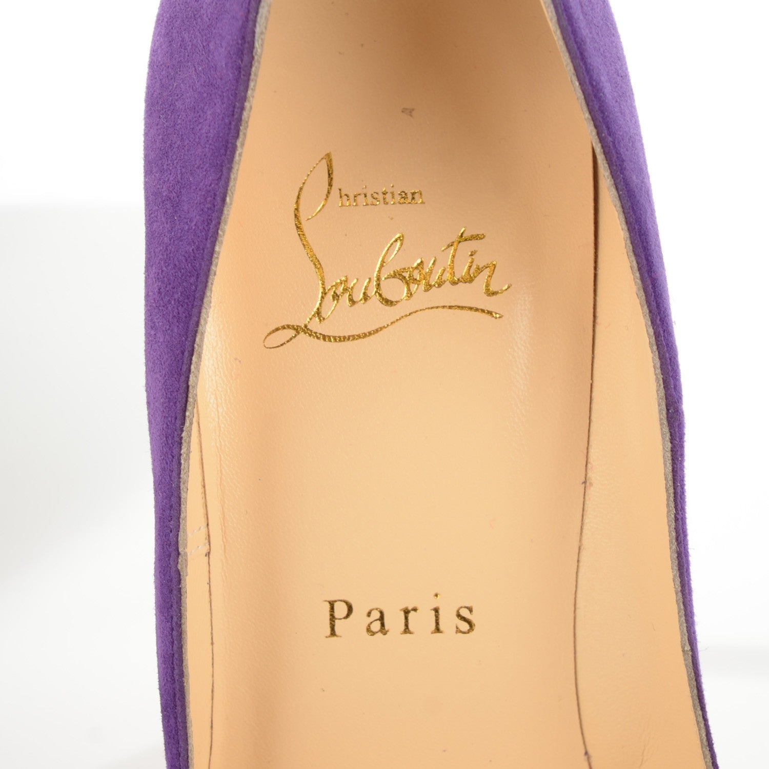 Christian Louboutin Suede So Kate 120 Pumps 38 Violet 8 of 8
