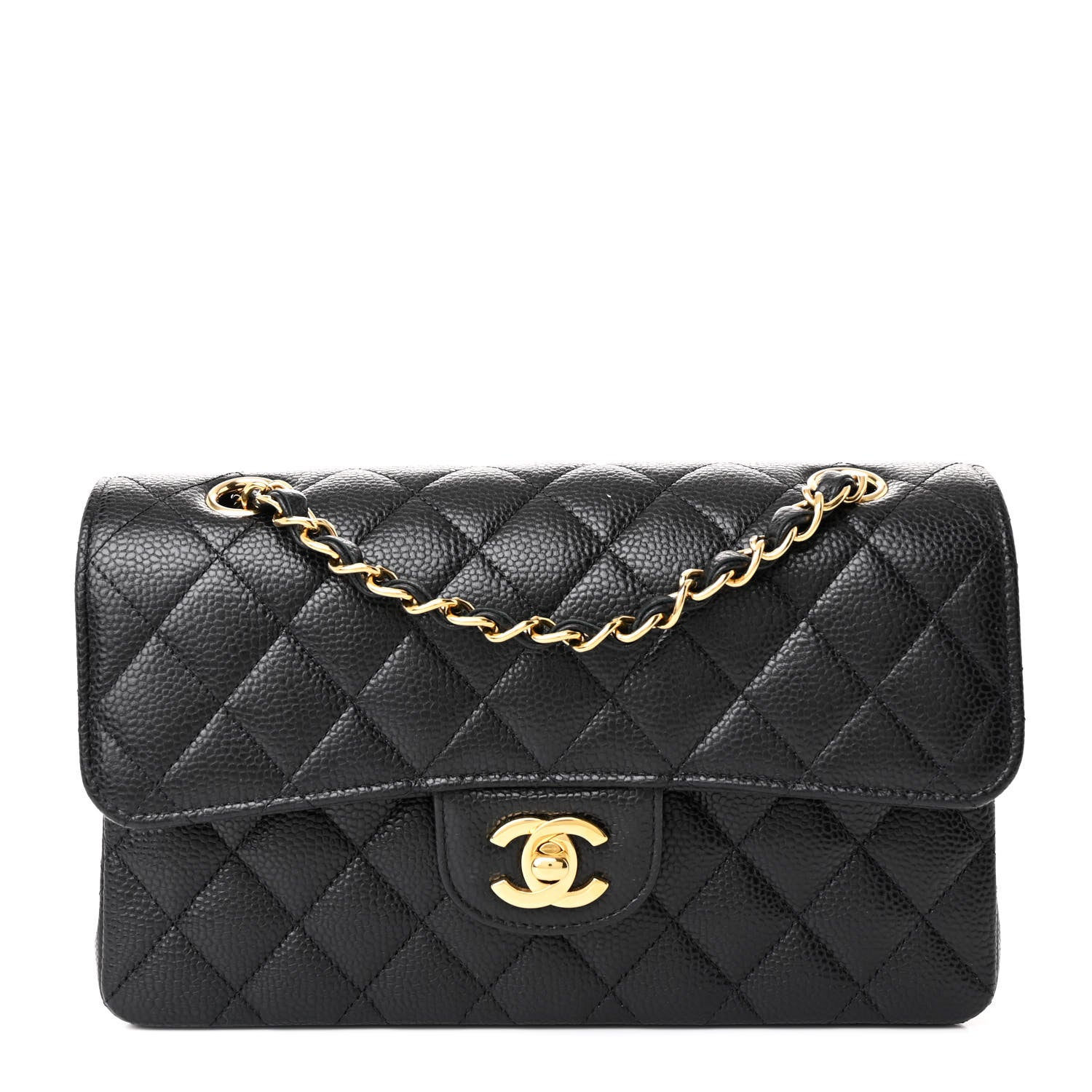 Chanel Caviar Quilted Small Double Flap Black 1 of 11