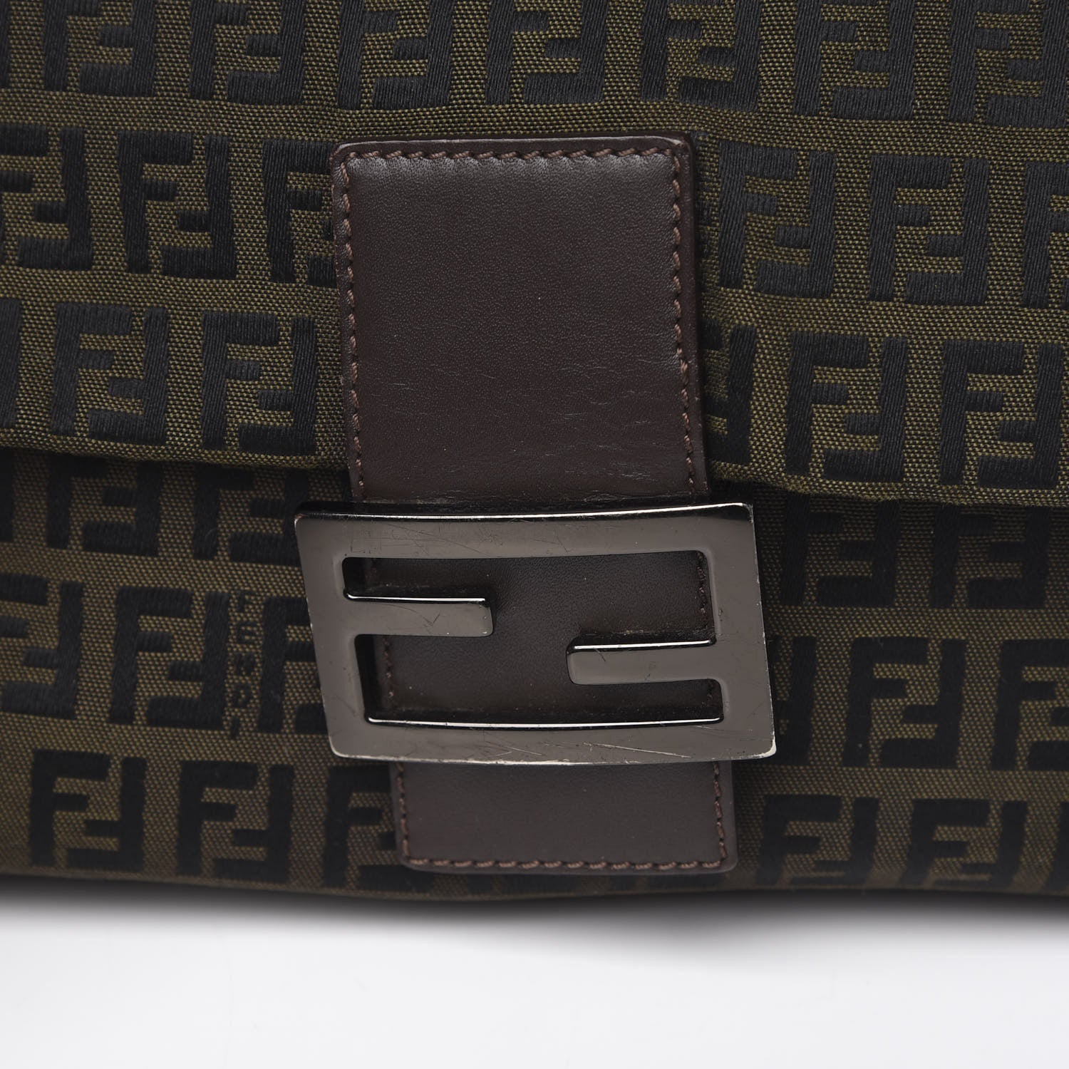 Fendi Zucchino Mama Baguette Brown 12 of 12