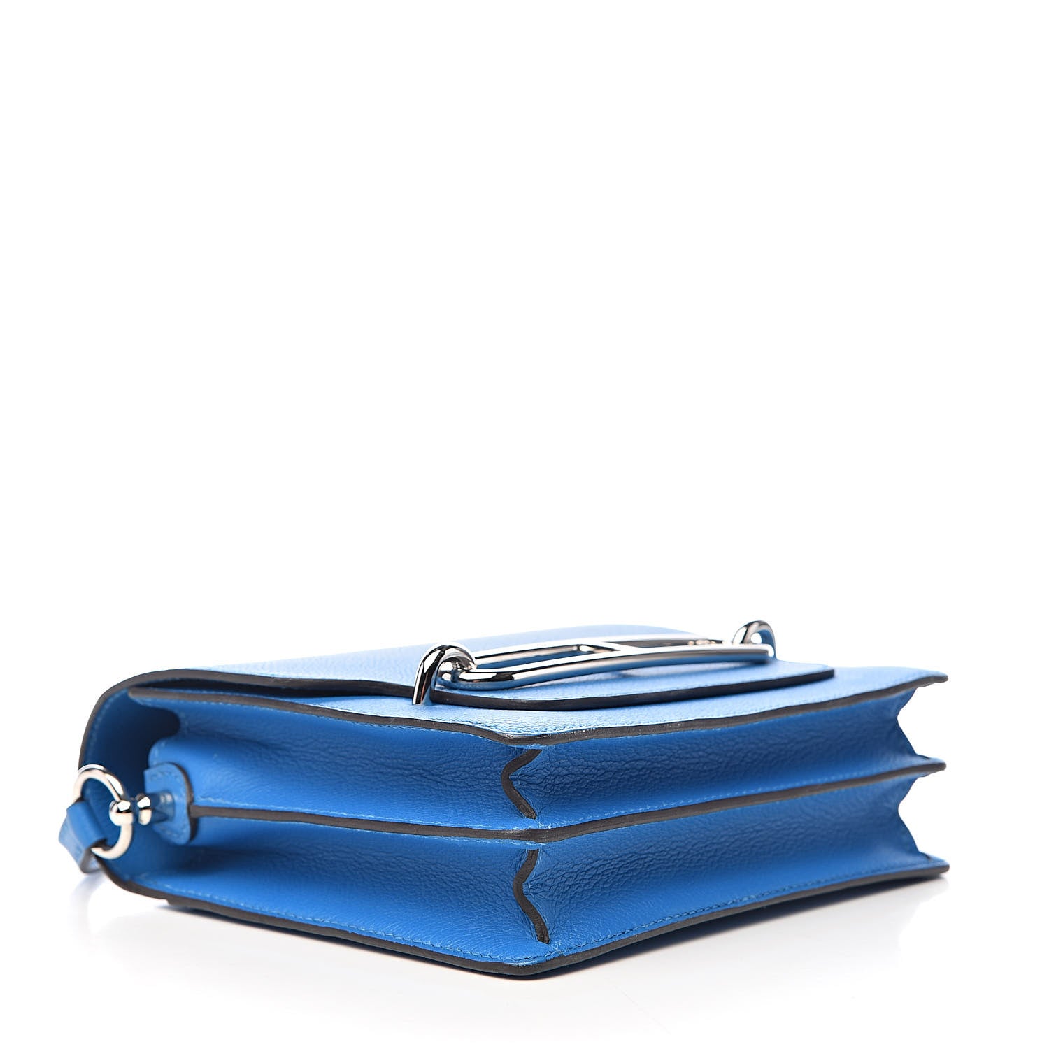Hermes Evercolor Mini Sac Roulis Bleu Zanzibar 4 of 12