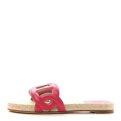 Hermes Nappa Famosa Espadrille Sandals 36 Rosa Framboise 1 of 8