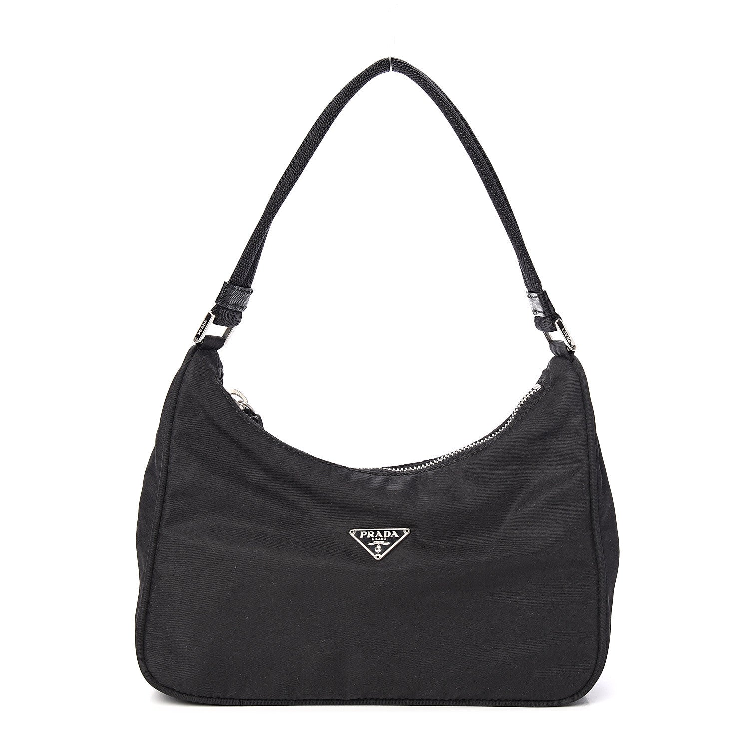 Prada Tessuto Nylon Mini Re-Edition 2000 Bag Black 1 of 8