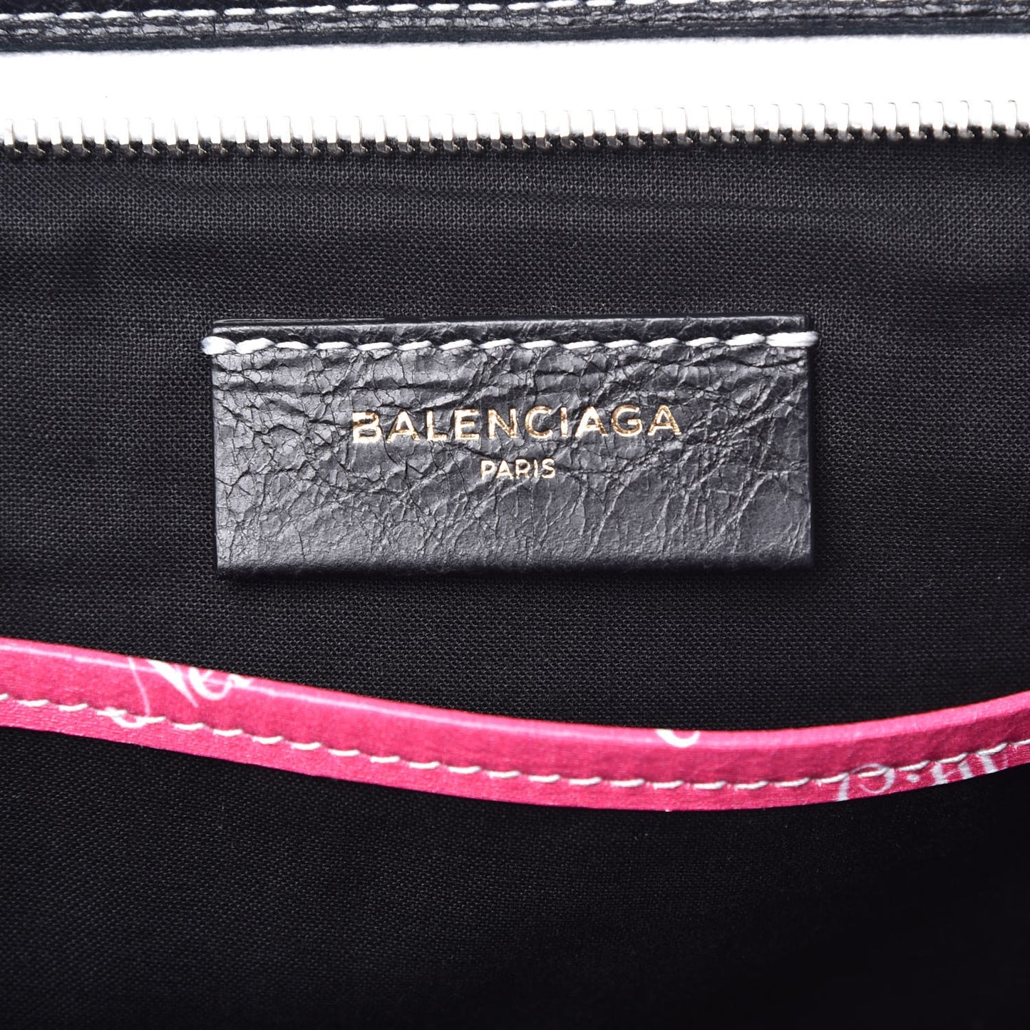 Agneau Arena NYC Bazar Pouch Rose Black Gris Rouge
