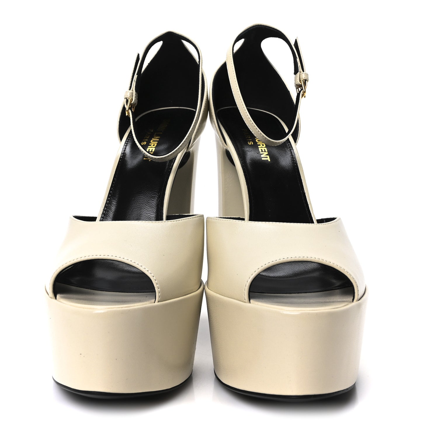 New Belfagor Jodie 95 Platform Sandals 40 Pearl