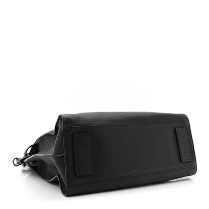 Saint Laurent Grained Calfskin Sac De Jour Souple North South Tote Black 4 of 13