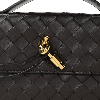 Bottega Veneta Nappa Intrecciato Long Andiamo Top Handle Clutch Fondant 8 of 11