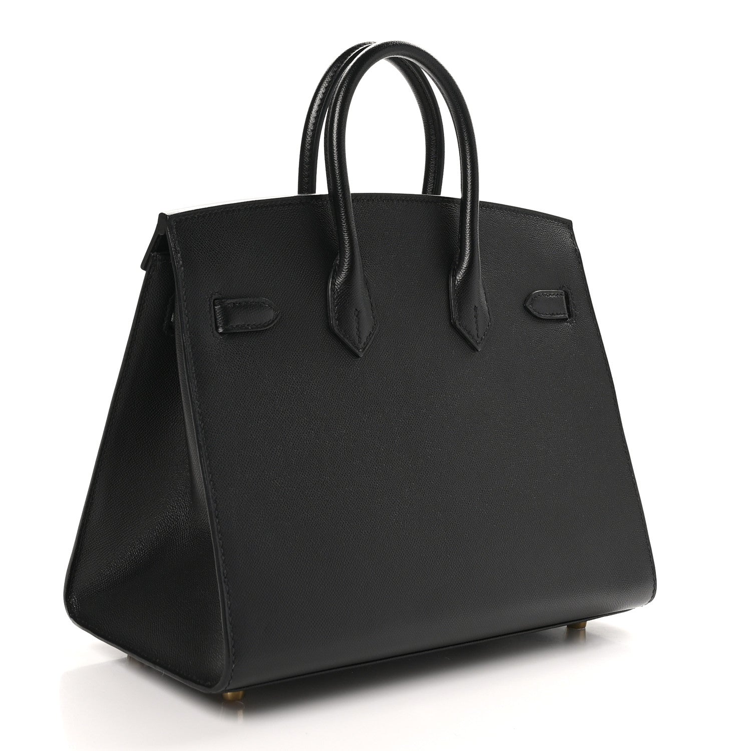 Hermes Madame Calfskin Birkin Sellier 25 Black 3 of 11