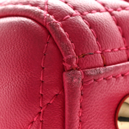 Christian Dior Lambskin Cannage Large Lady Dior Fuchsia 15 of 17