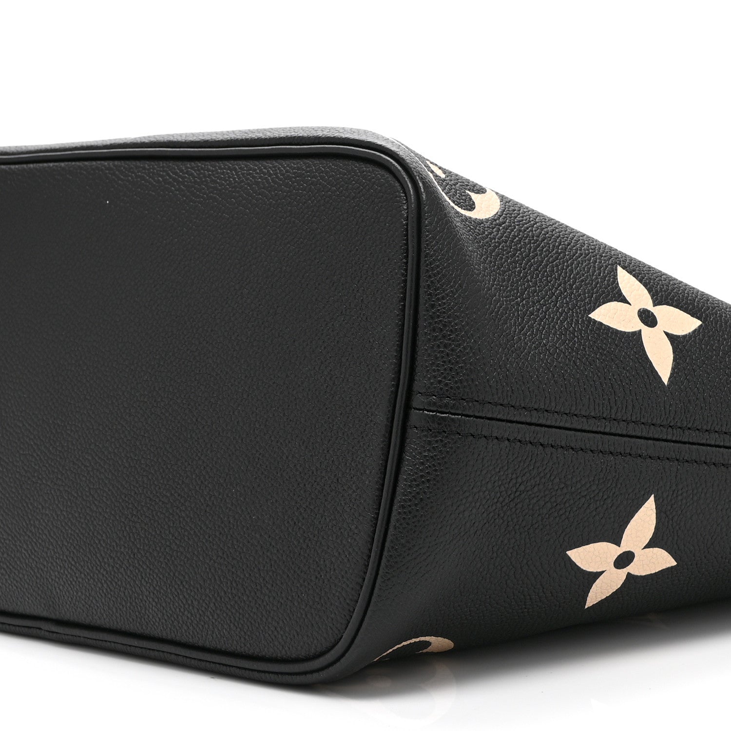 Louis Vuitton Empreinte Monogram Giant Neverfull MM Black Beige 10 of 10