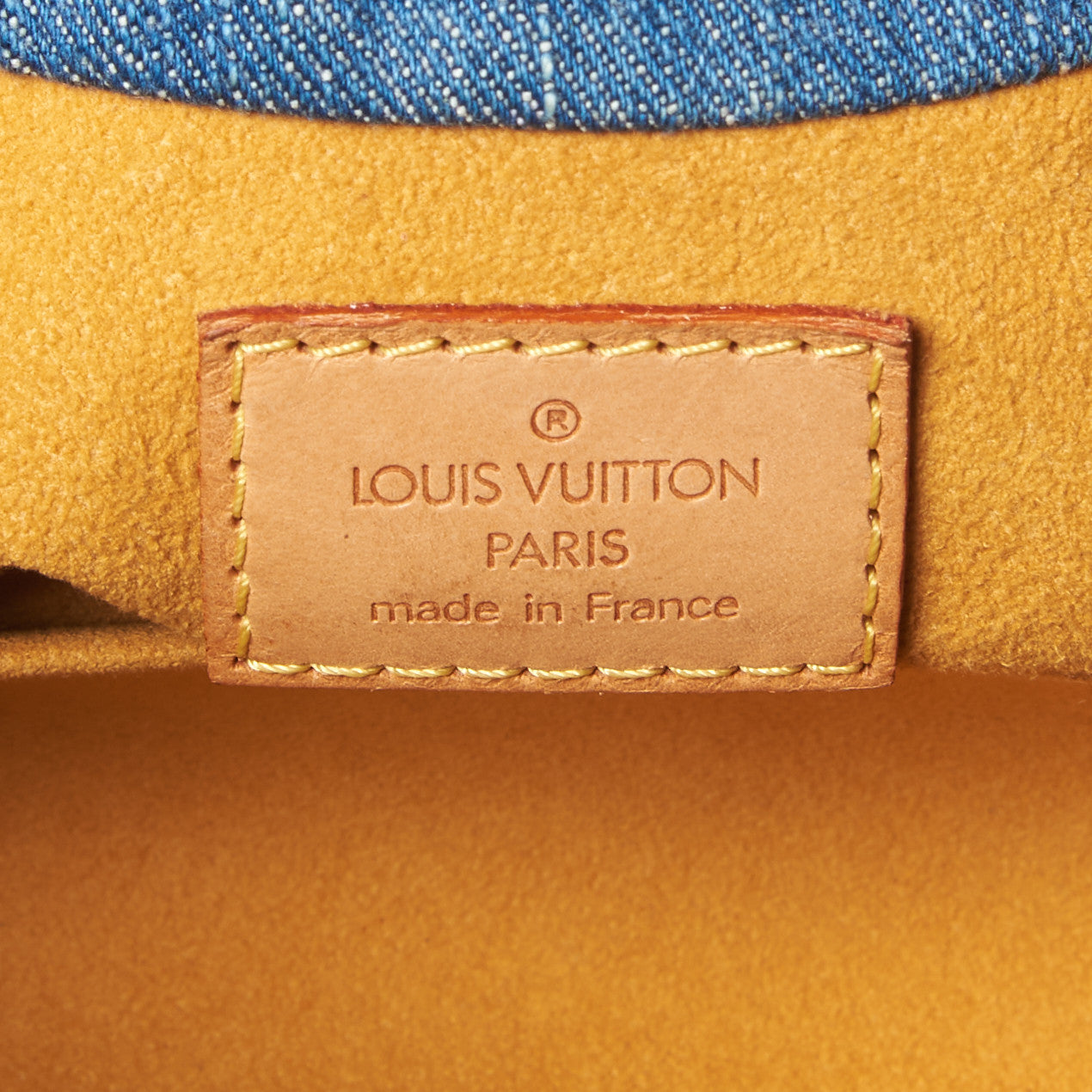 Monogram Denim Pleaty Blue