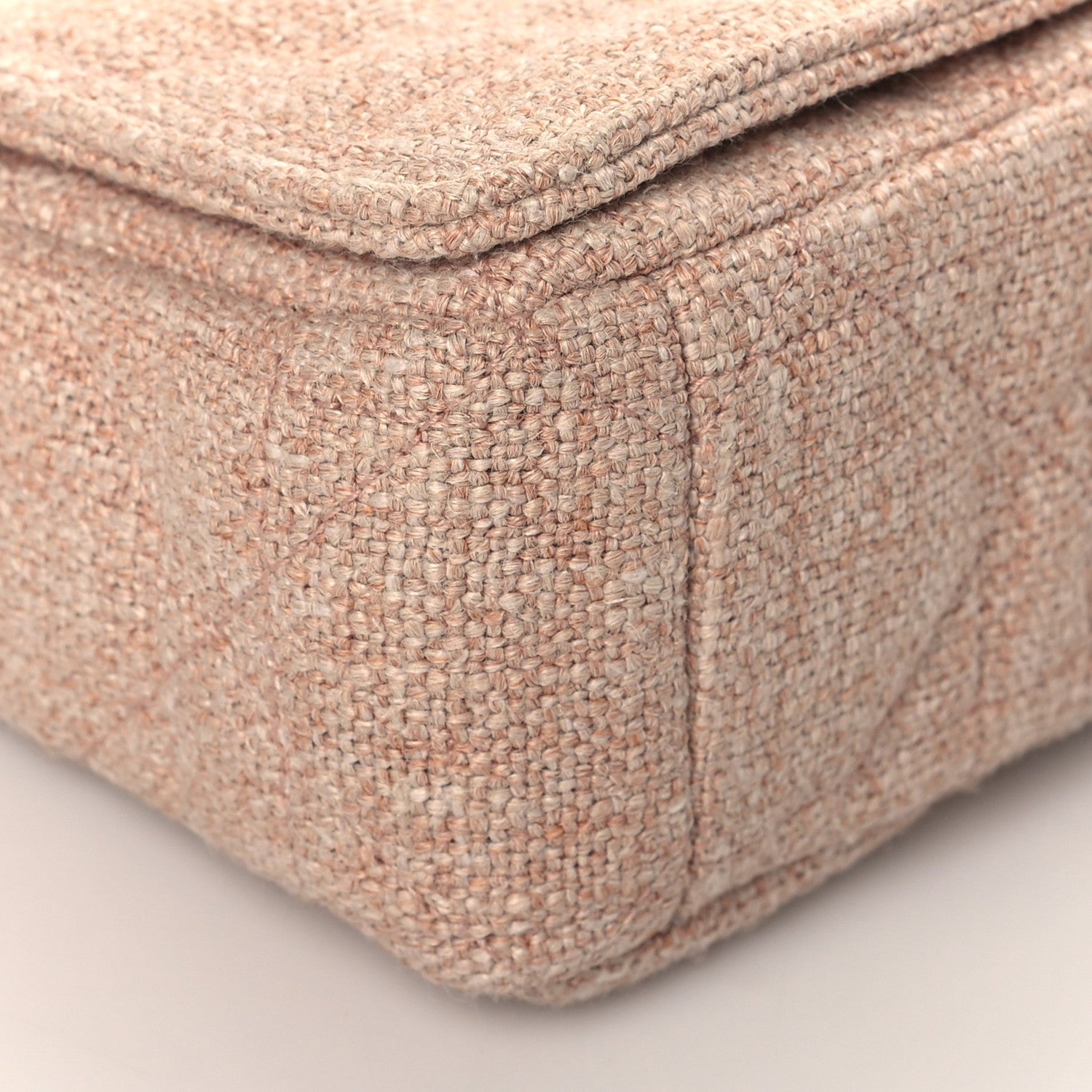 Christian Dior Linen Macrocannage Small Caro Bag Rose 8 of 9