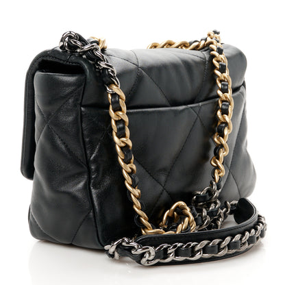 Chanel Lambskin Quilted Medium Chanel 19 Flap Black 3 of 11